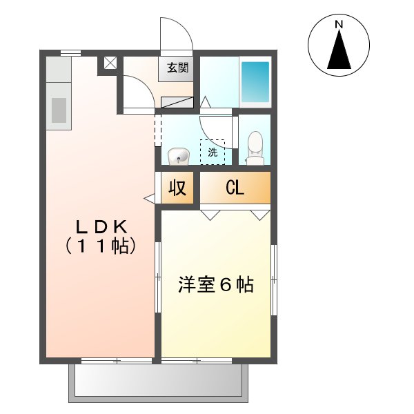 サンモール木下の間取り