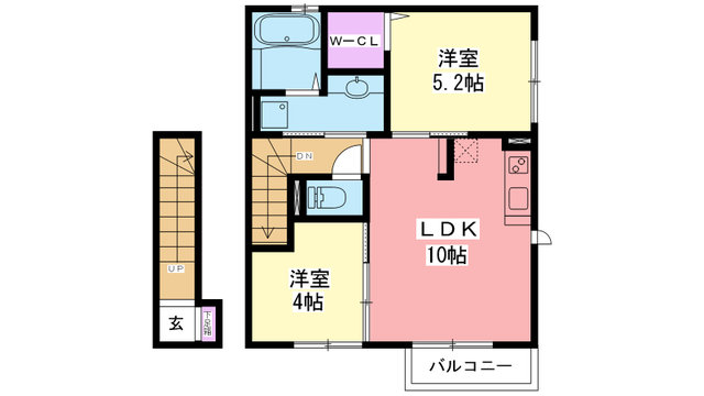 メゾンさくらIIの間取り