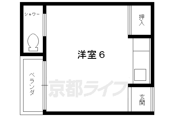 【ハイツ松ヶ崎の間取り】