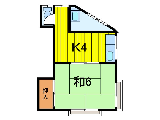 池上荘の間取り