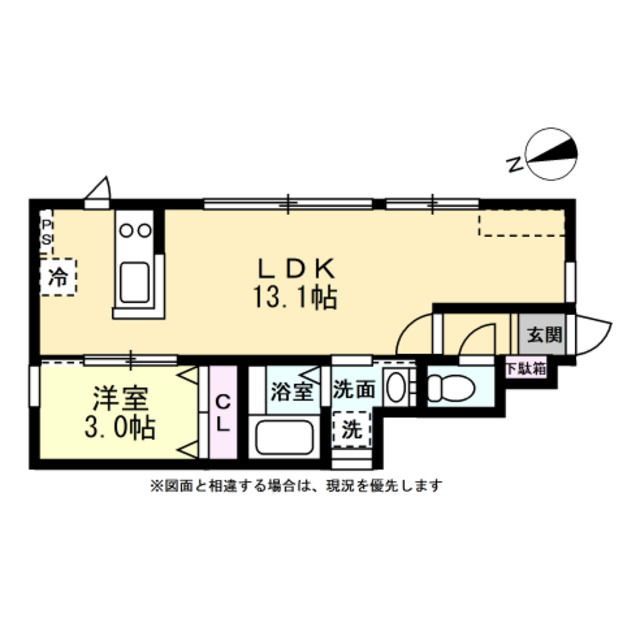 ＩＮＴＥＧＲＡＬ　ＩＳＨＩＫＵＲＡＭＡＣＨＩの間取り