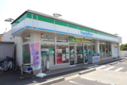 コンビニ　ファミリーマート　八日市ひばり丘店（コンビニ）まで400m