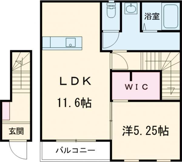 【リーブルファイン河原田町の間取り】