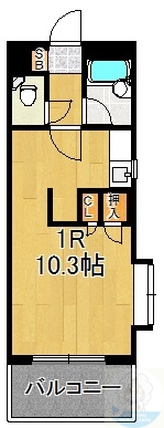 ベルメゾン新宮の間取り