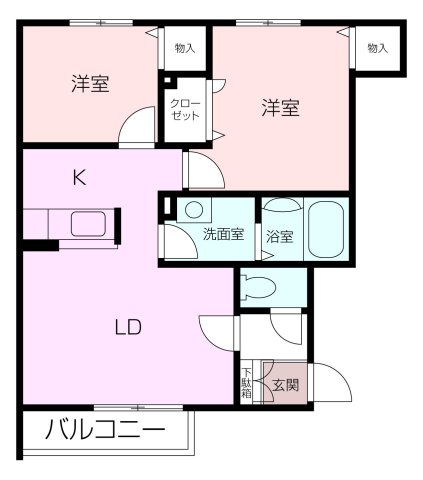 リバティコミューンおもて名主館の間取り