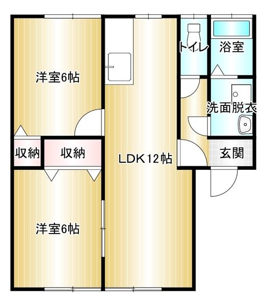 プレザントの間取り