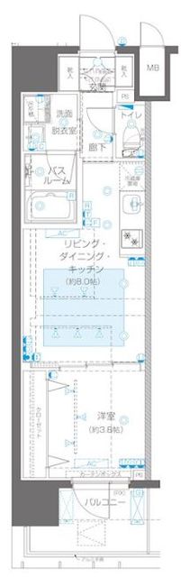 ZOOM新宿御苑前の間取り