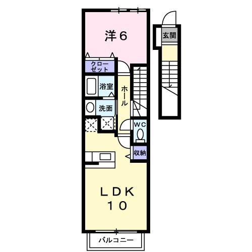 フリーデ嵐山の間取り