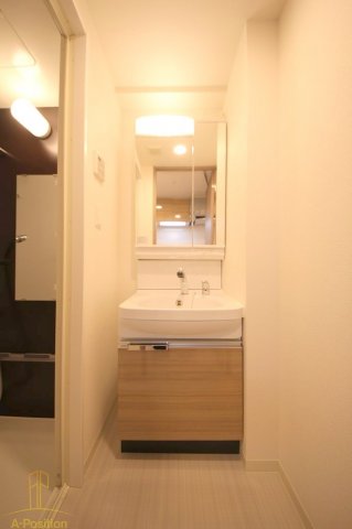 洗面設備　プレサンスOSAKADOMECITYビーツ