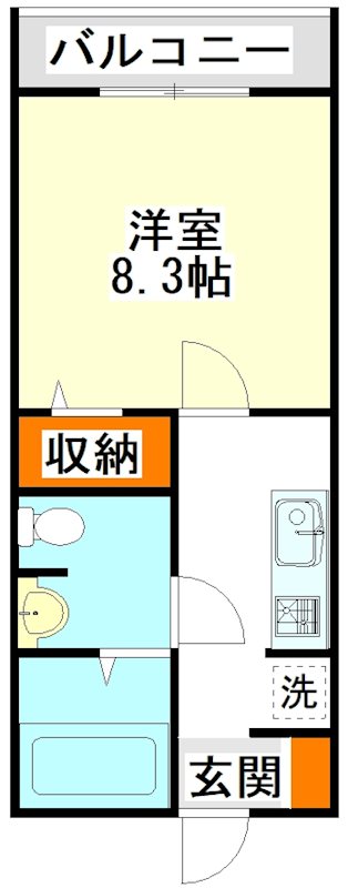 コスモヒルズの間取り