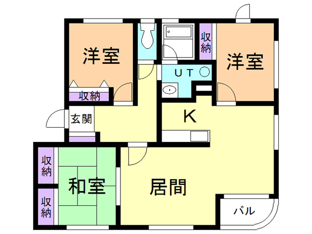 メゾンクロワールの間取り