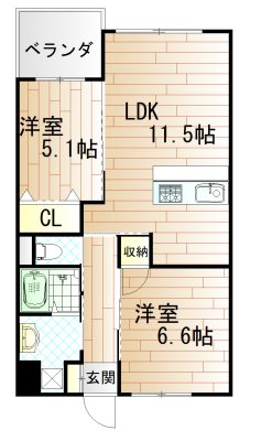 プレステージ・デル・西海岸の間取り