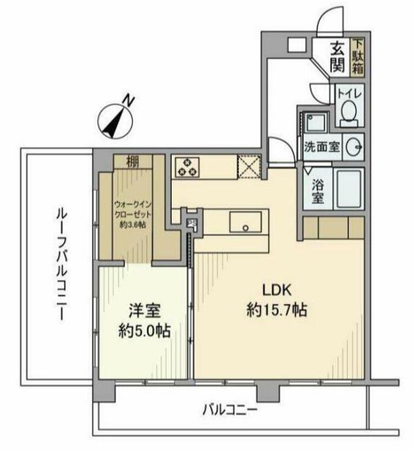 セザール第二青葉台の間取り