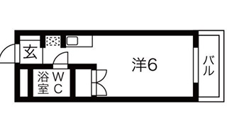 加古川市加古川町粟津のマンションの間取り