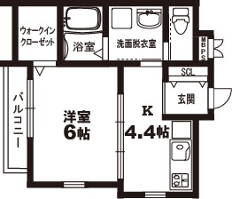 シェルクレールの間取り