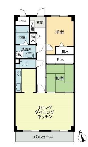 【スカール明日香の間取り】
