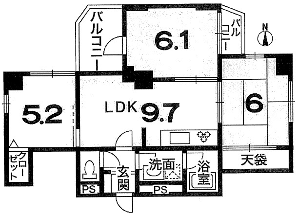 シンフォニーリサーチパークEastの間取り