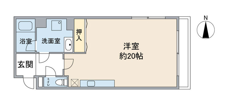 昭島市昭和町のマンションの間取り