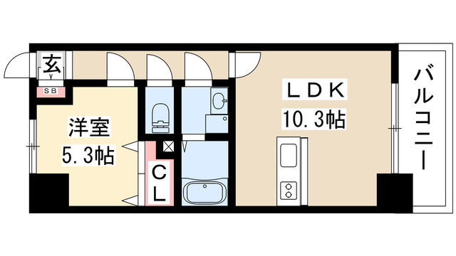 ブランブリエ東山ドゥーエの間取り