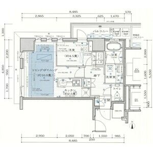 プラウドタワー覚王山の間取り