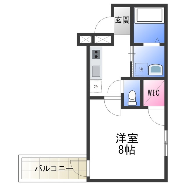 フジパレス堺諏訪森II番館の間取り