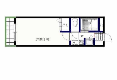 北九州市八幡西区医生ケ丘のマンションの間取り