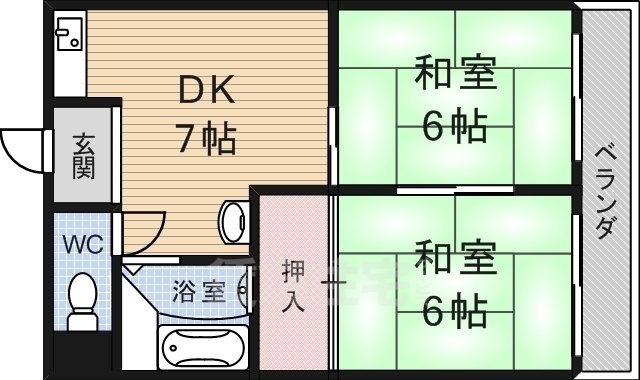 ルミエールふじの間取り