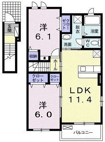 グランコルＤの間取り