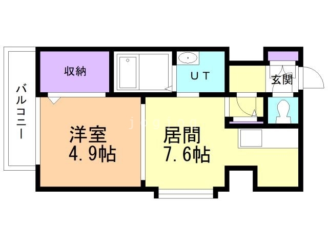 パサージュ南平岸の間取り