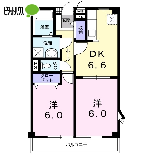 ベル　パークの間取り