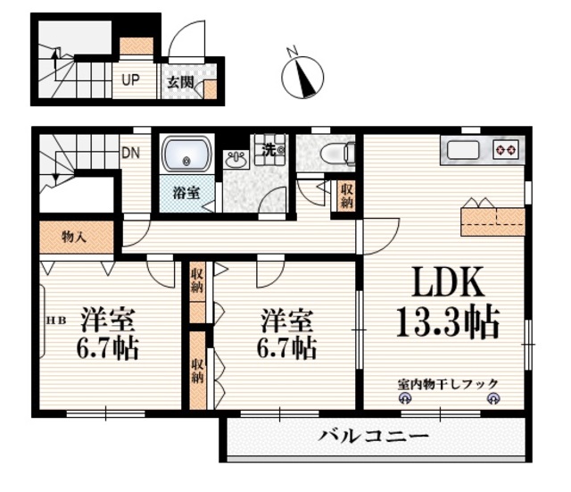 Ｐａｒｆａｇｅの間取り
