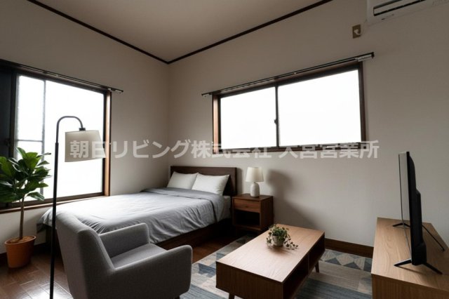 居室・リビング　※AI加工によるホームステージングです。家具は実際にはつきま