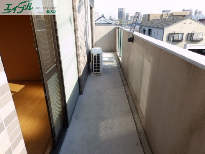 バルコニー　バルコニー同タイプ部屋写真です。