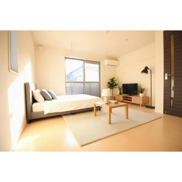 居室・リビング　写真内の家具・家電はＡＩイメージとなりま