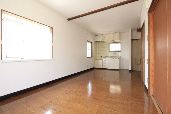 眺望　リビングからキッチンの景色☆