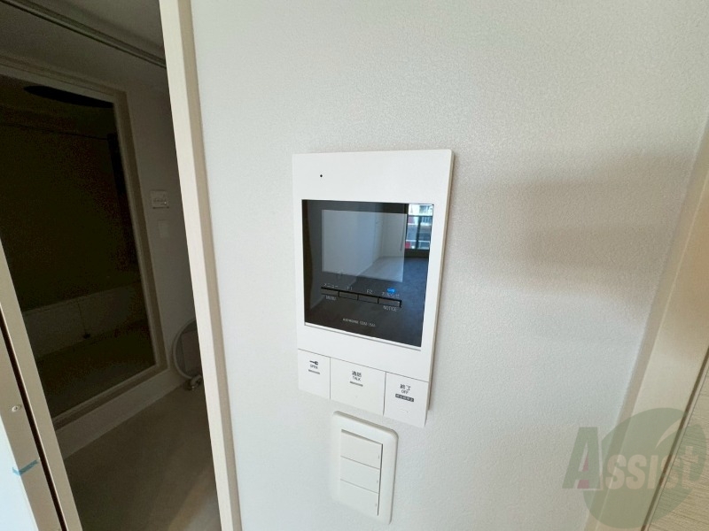 セキュリティ　インターホンです。オートロック付きで安心のマンションです。