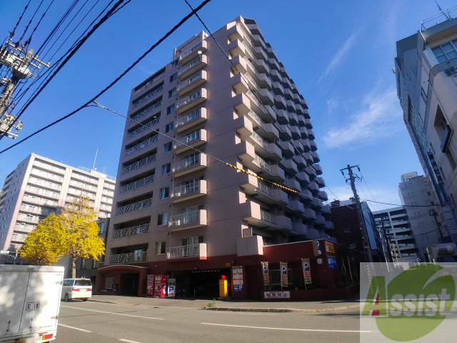 建物外観　札幌市北区北六条西「朝日プラザ偕楽園」