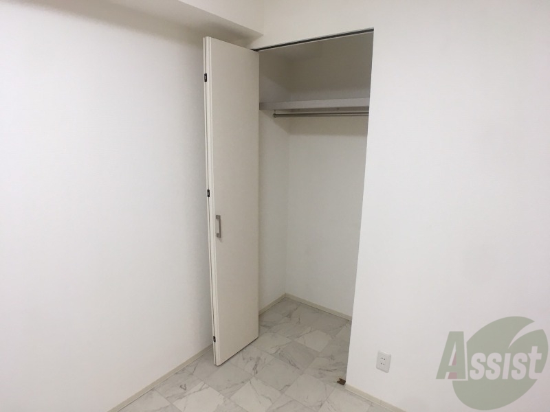 収納　洋室にはクローゼットがあるのですっきり片付きそうです。