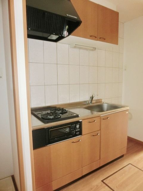 キッチン　嬉しい2口コンロ付き