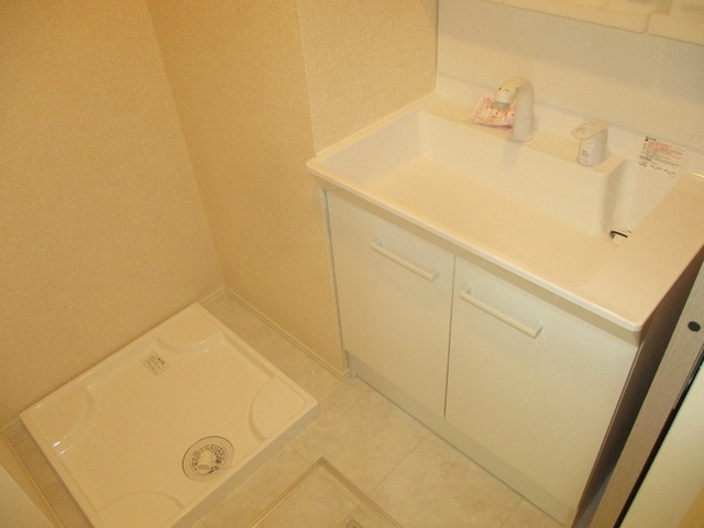 洗面設備　洗髪洗面化粧台、室内洗濯機置場