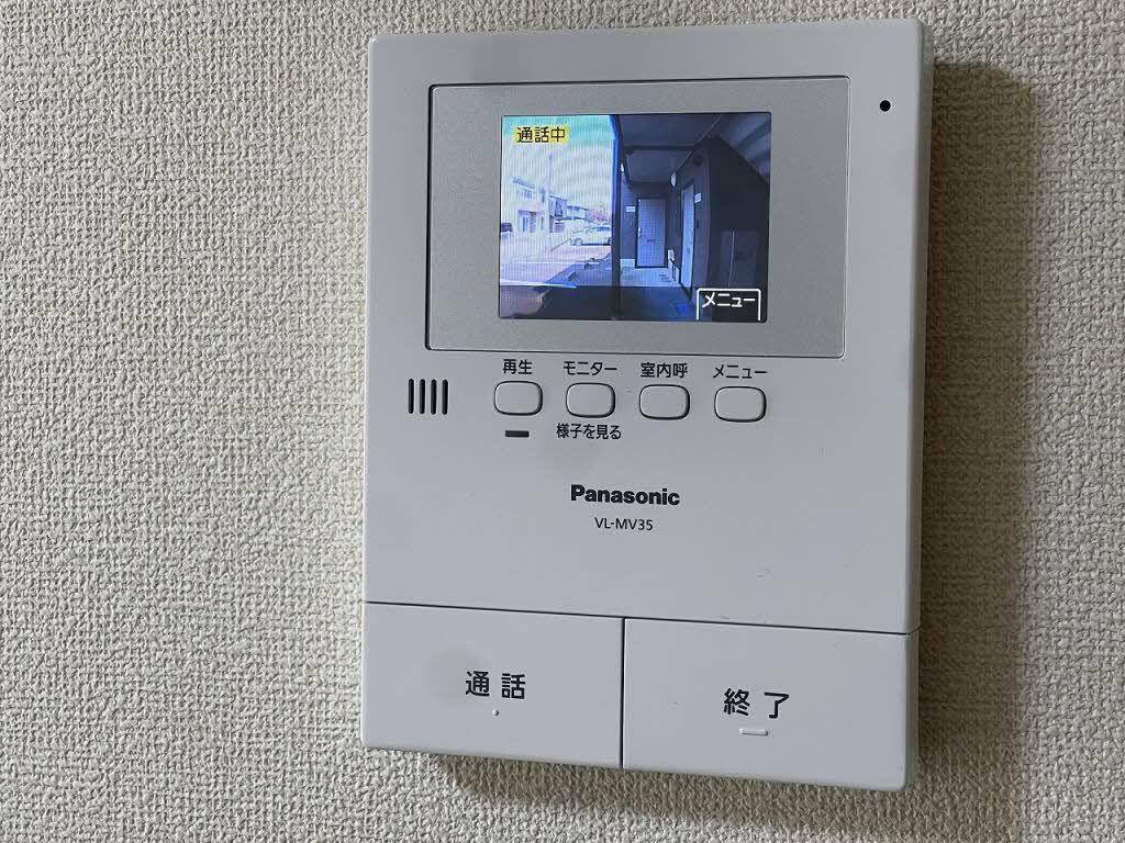 セキュリティ　モニタ付きドアホン