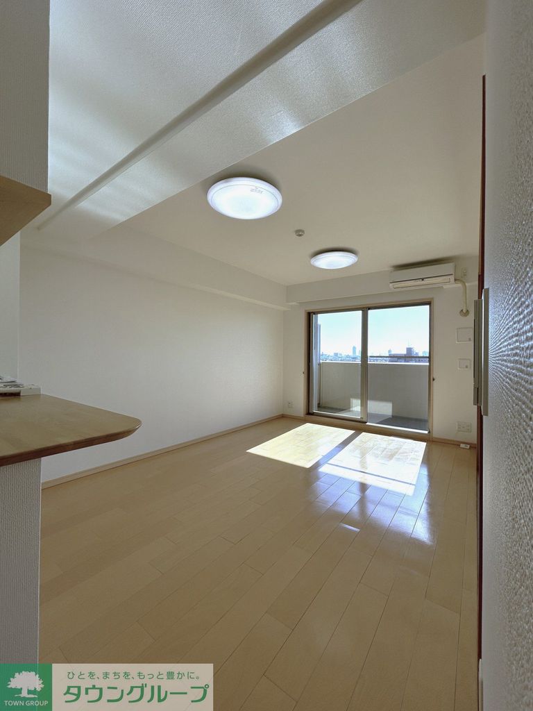 居室・リビング　リビングダイニング約10.1帖、照明は撤去予定