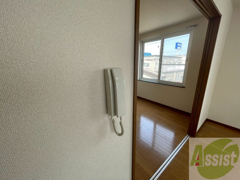 セキュリティ　インターホンは通話ができるので急な訪問があっても安心です