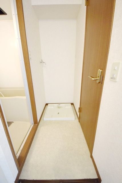 洗面設備　洗濯機置場♪