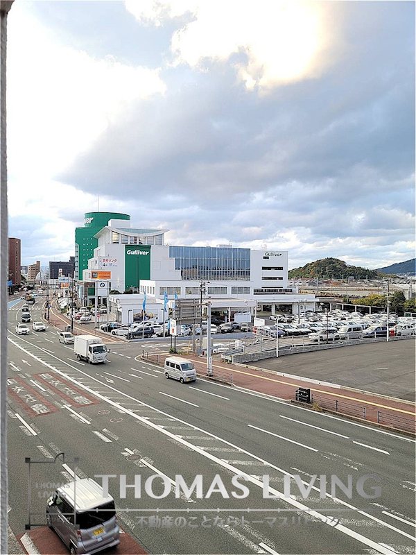 バルコニー　5帖のお部屋から見える景色です。