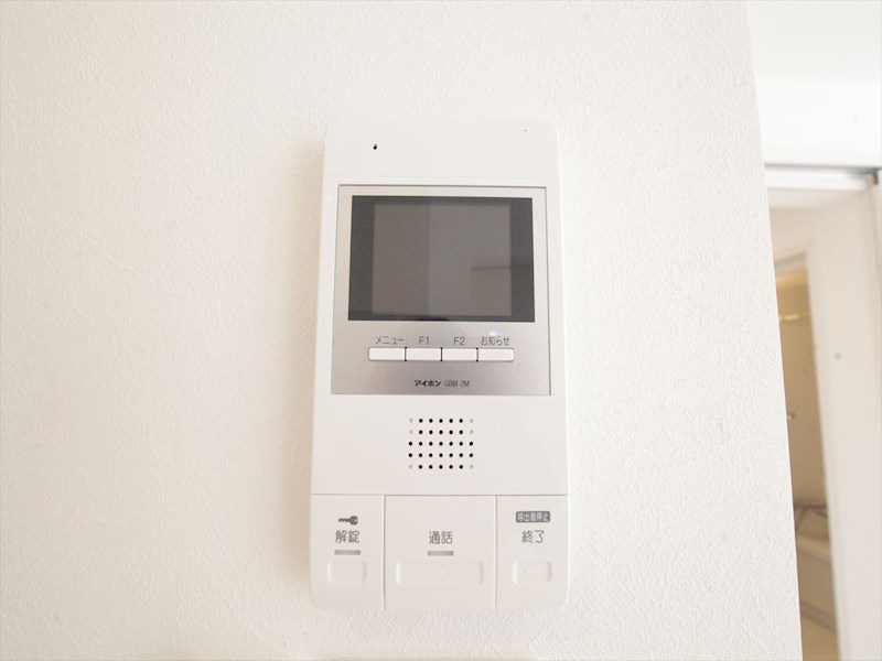 セキュリティ　ＴＶモニター付インターホン　イメージ写真