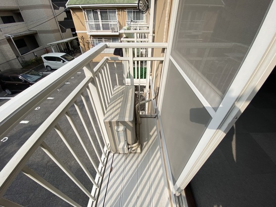 バルコニー　※別号室の写真です。
