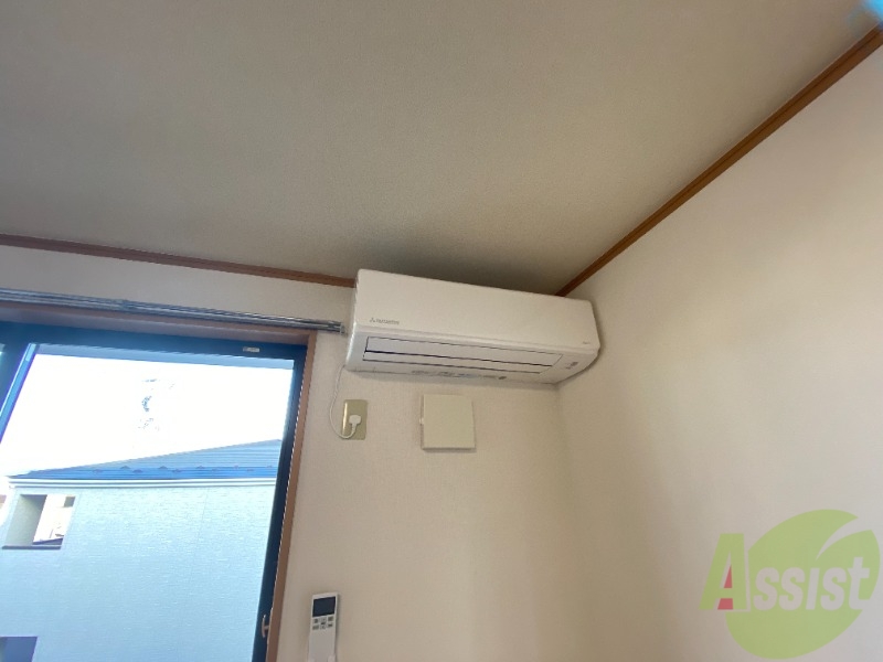 その他設備　エアコンが２台設置済みです。入居後すぐに使用できます。