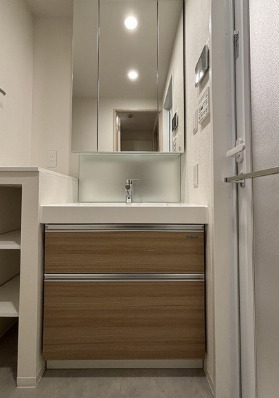 洗面設備　※別部屋の参考写真です。