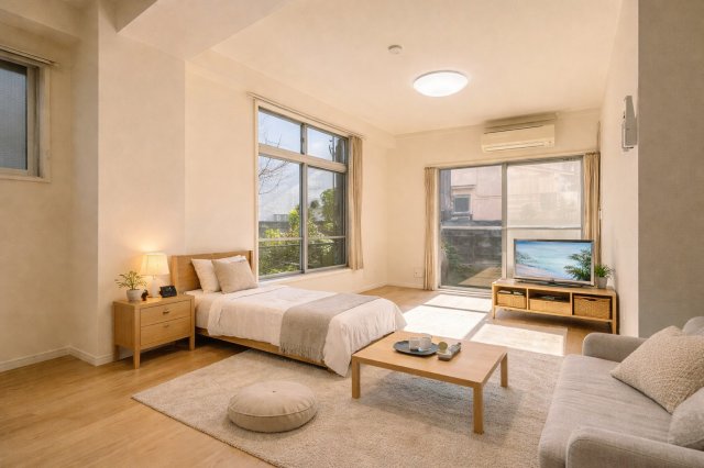 居室・リビング　家具配置イメージ画像です